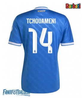 Real Madrid Aurelien Tchouameni #14 Tricou Fotbal Replică 2025-26 Barbati Treilea